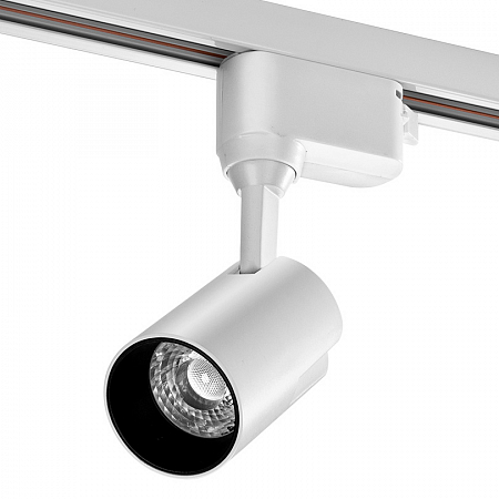 Трековый светодиодный светильник WOLTA WTL-25W/01W 25Вт 4000К 2200лм IP40 белый