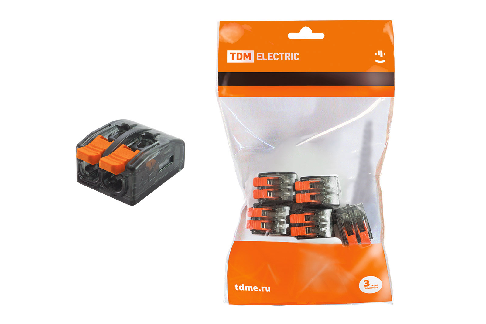 Клемма соединительная СК-612 (2,5мм2) (5 шт/упак) TDM