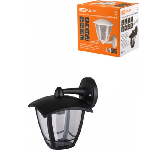 Светильник садово-парковый "СИТИ" НБУ 07-60-004 У1 6-ти гранник настенный вниз серый TDM