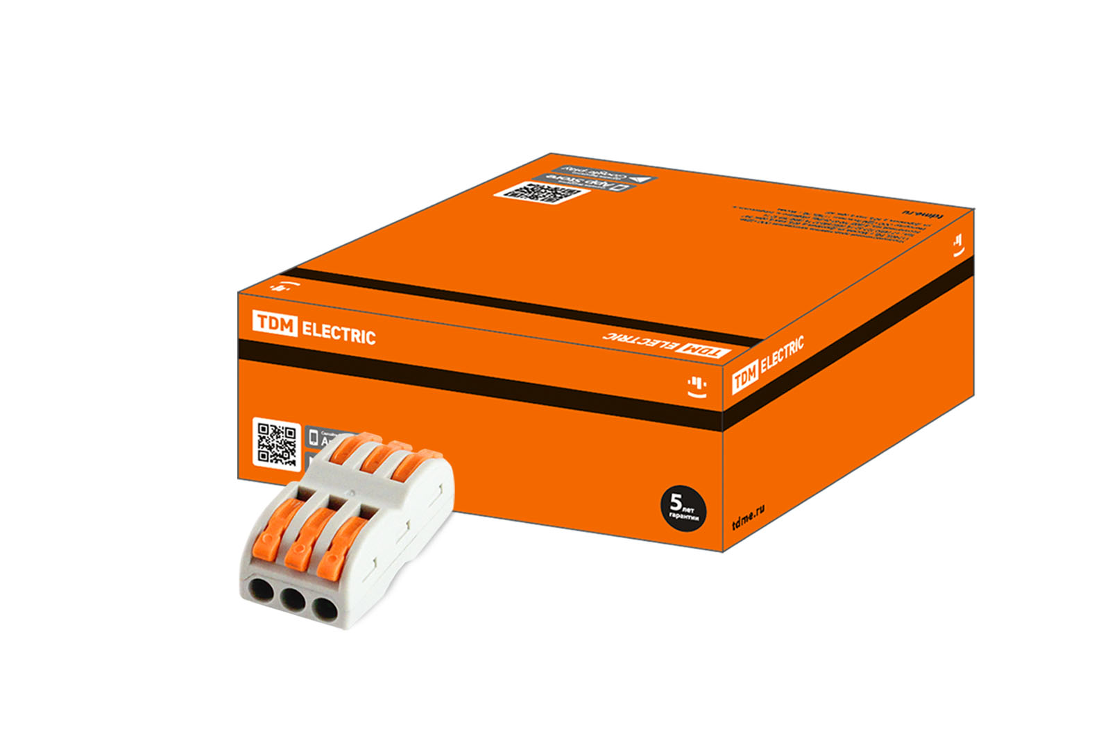 Соединительная проходная клемма СК-413-2 (2,5мм2) TDM