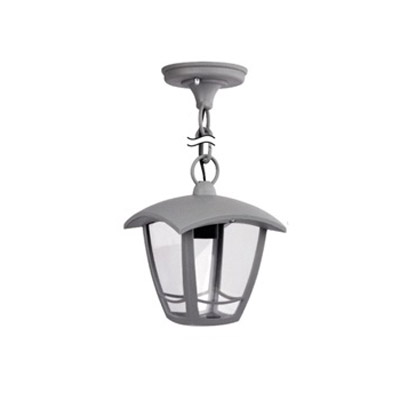 Светильник садово-парковый "СИТИ" НСУ 07-60-001 У1 4-х гранник подвесной серый TDM