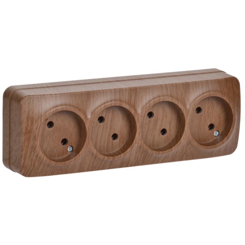 GLORY Роз. 4-я без з/к/ш о/у 10А РС24-2-ХД дуб IEK