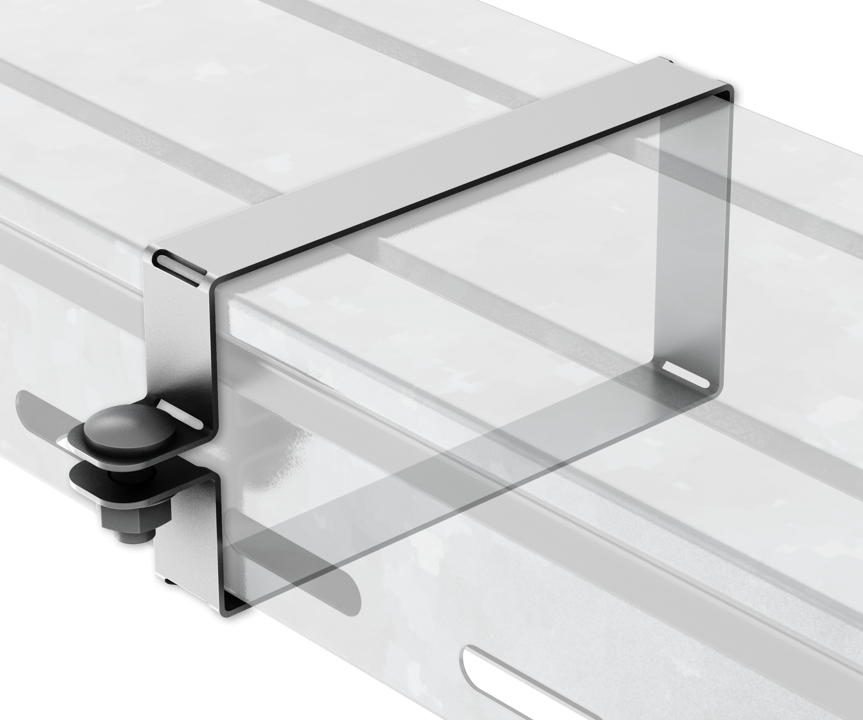 Хомут крышки лотка 85х500мм универсальный EZ IEK