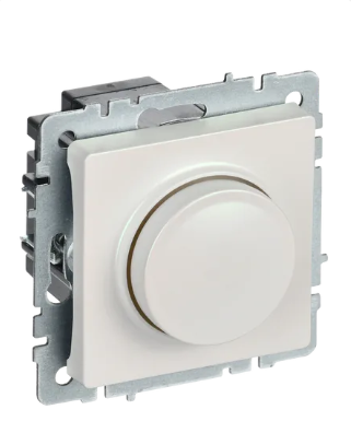 BRITE Светорег. пов-наж. 600Вт СС10-1-0-БрЖ жемч. IEK