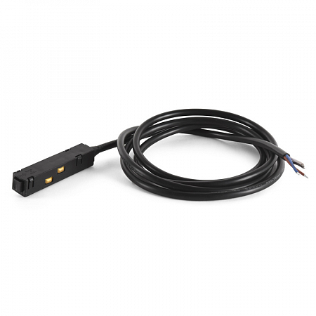 Ввод питания для однофазного магнитного шинопровода WOLTA WML-PL/02B 2м черный