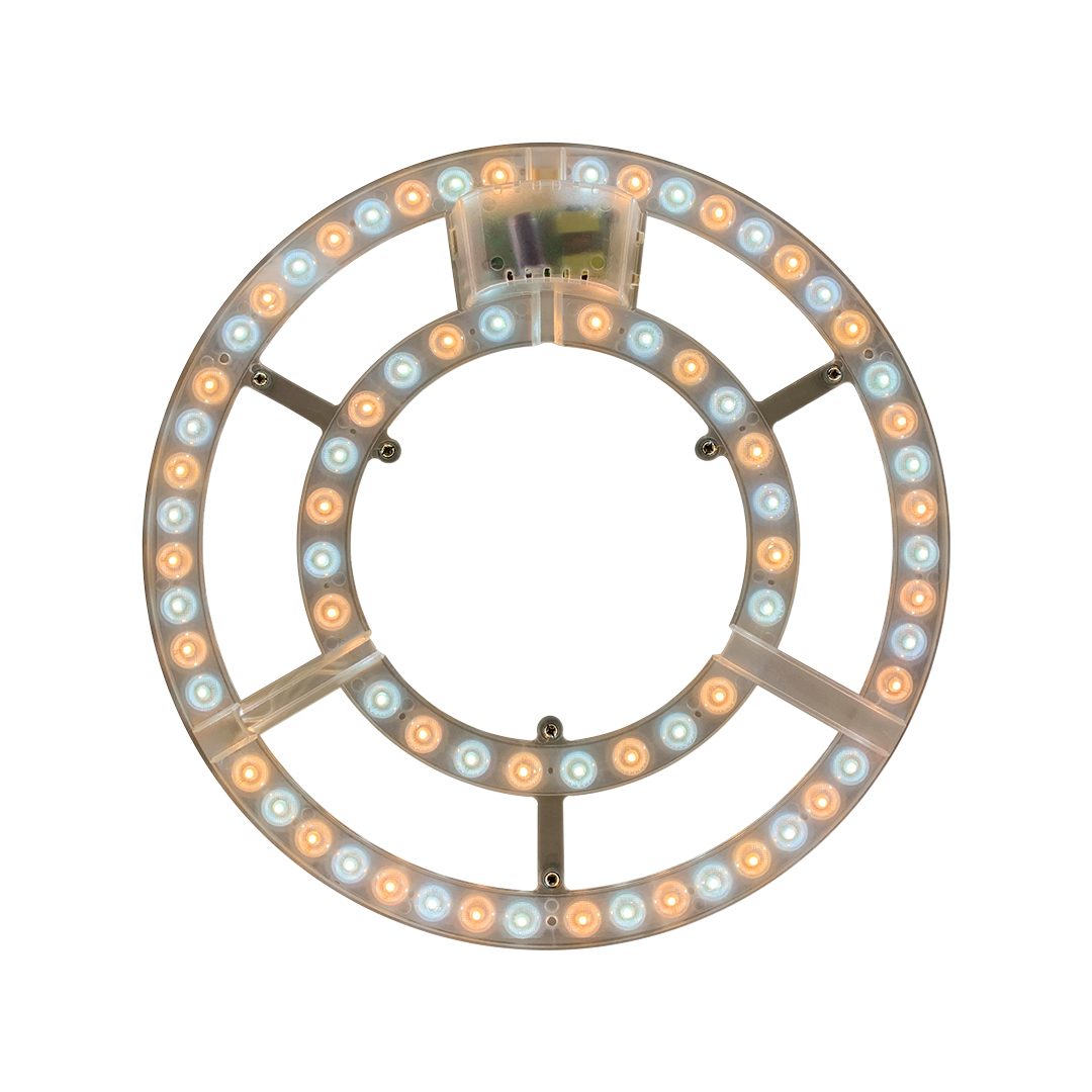 02-69 Модуль светодиодный со встроенным драйвером 230В, 72Вт, smd2835, 5200лм, DIM, 3000-6500К, круглая, Ø307х27мм, с пультом дистанционного управления