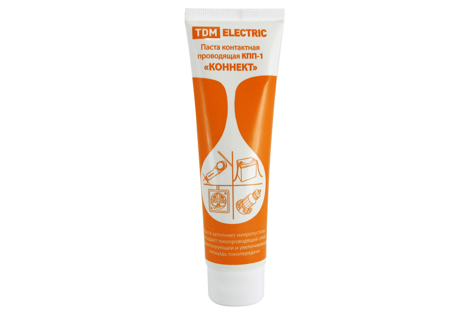 Паста контактная проводящая КПП-1 "КОННЕКТ", 100 г TDM