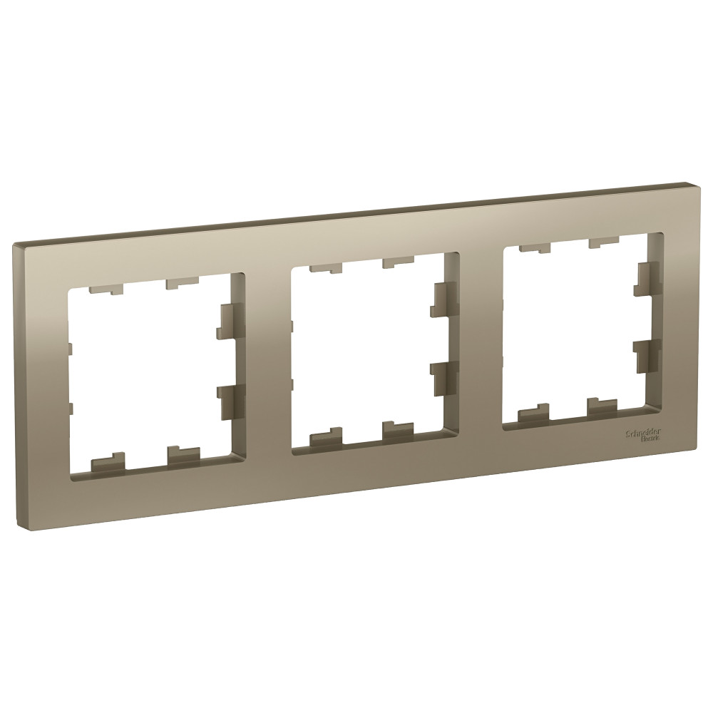 Рамка 3-м AtlasDesign универс. шампань