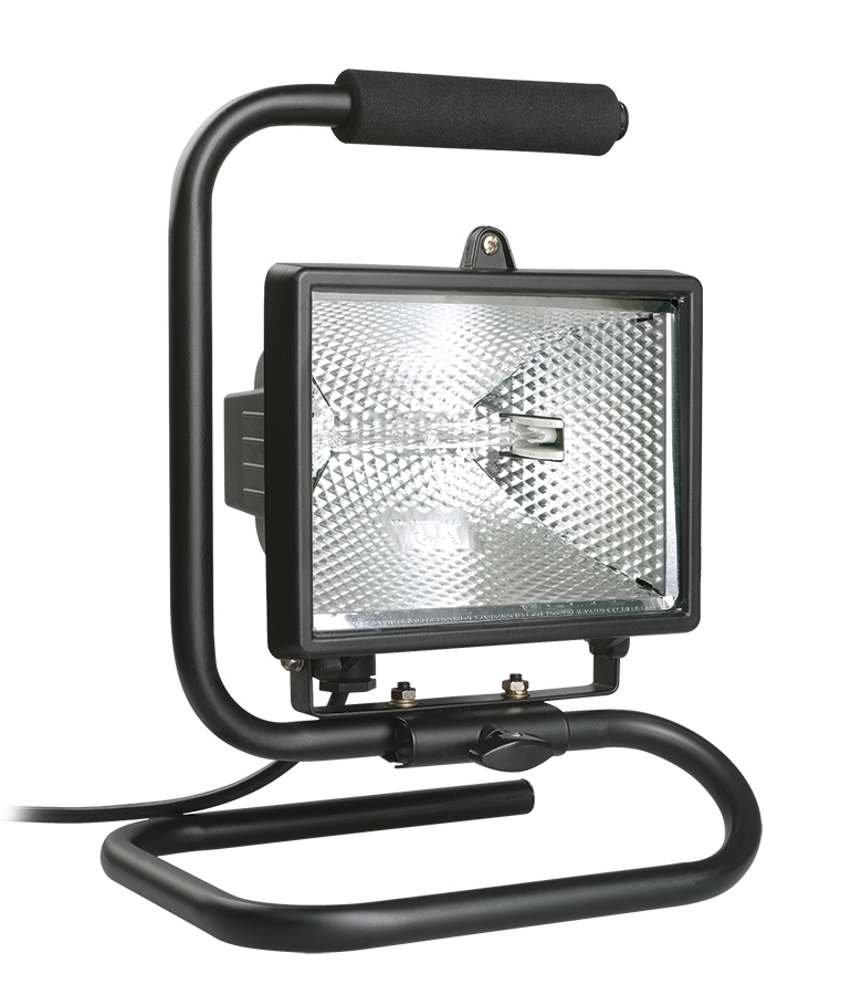 Прожектор ИО150Д(детектор) галоген. черный IP54 IEK