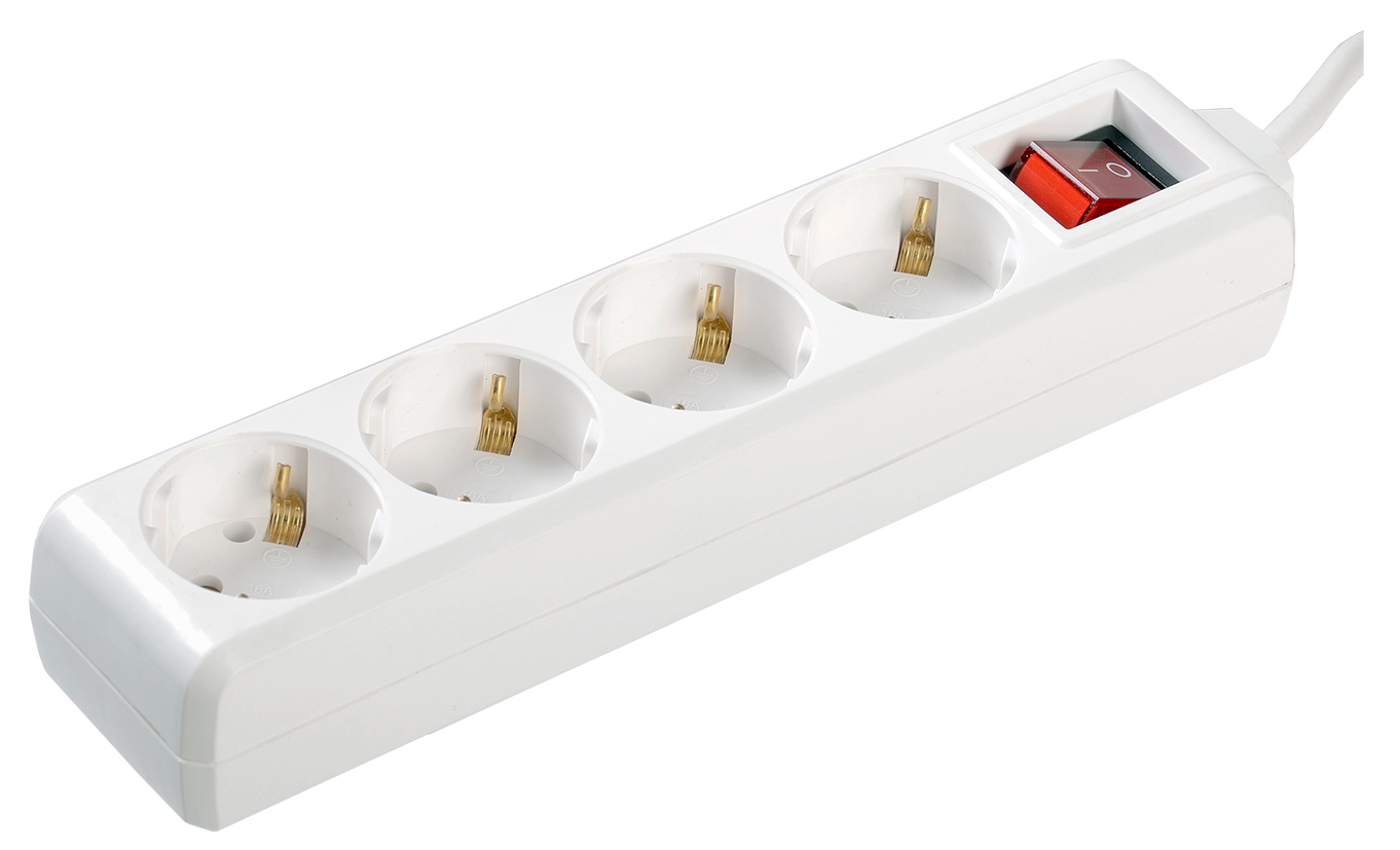 Удлинитель У04К 4 места 2P+PE/1,5 метра 3х1мм2 16А/250 IEK