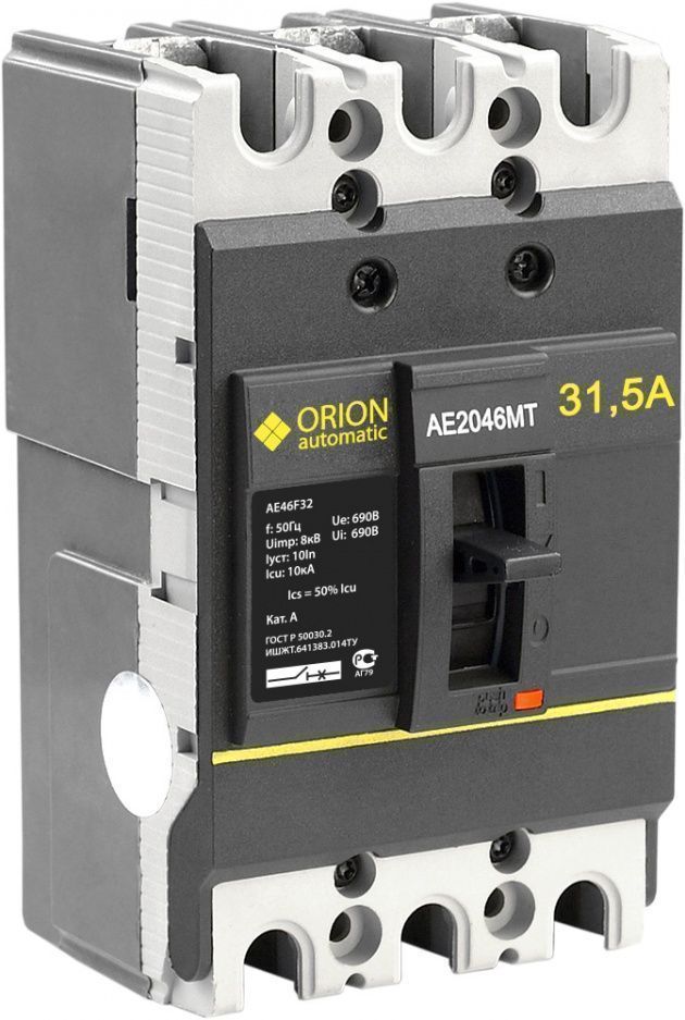 Автоматический выключатель АЕ 2046 МТ-31,5 660В 7,5кА УХЛ3 Texenergo