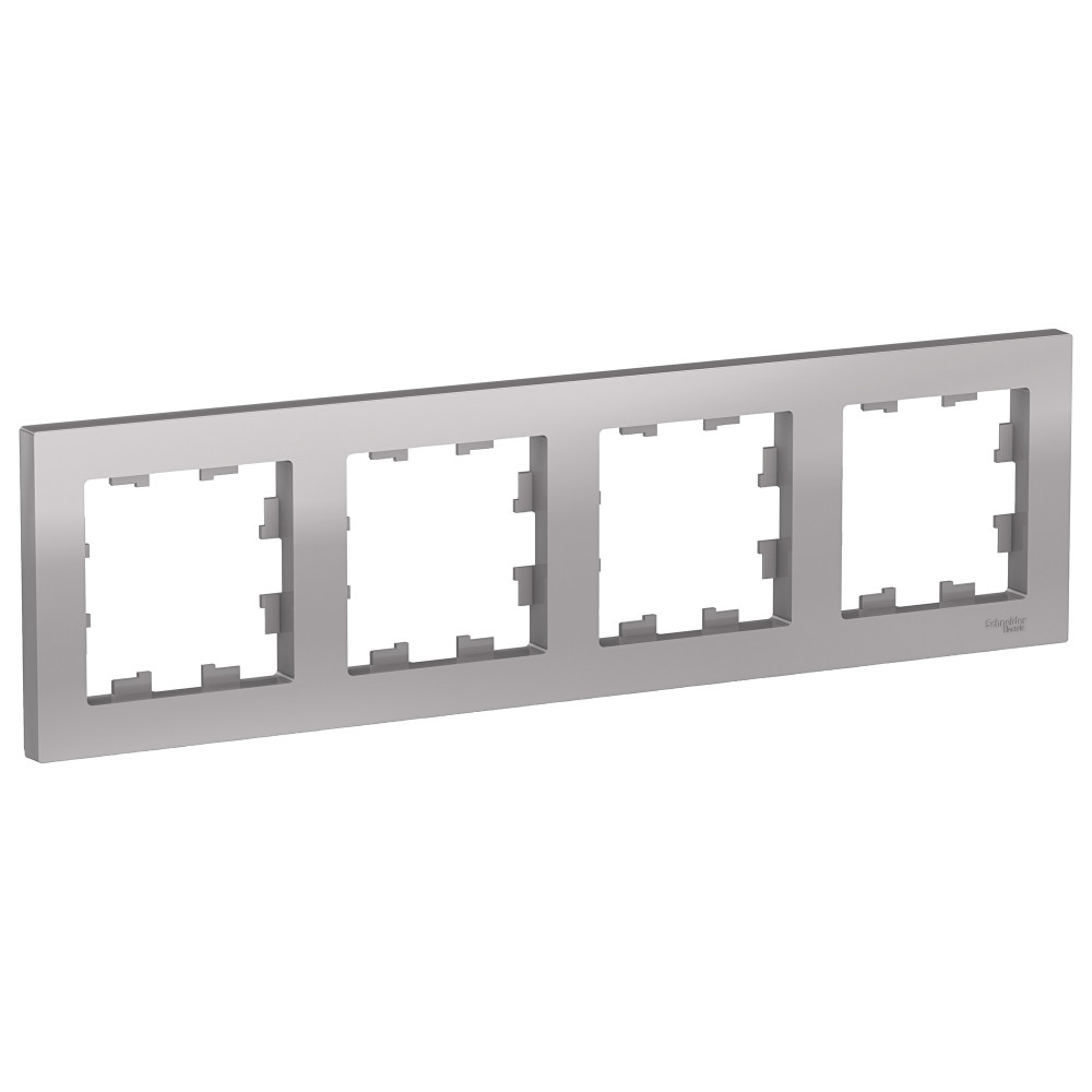 Рамка 4-м AtlasDesign универс. алюм.