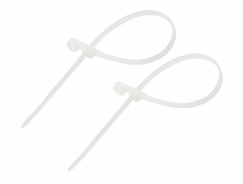 Хомут-стяжкa нейлоновая под винт REXANT 150x3,6 мм, белая, упаковка 100 шт.