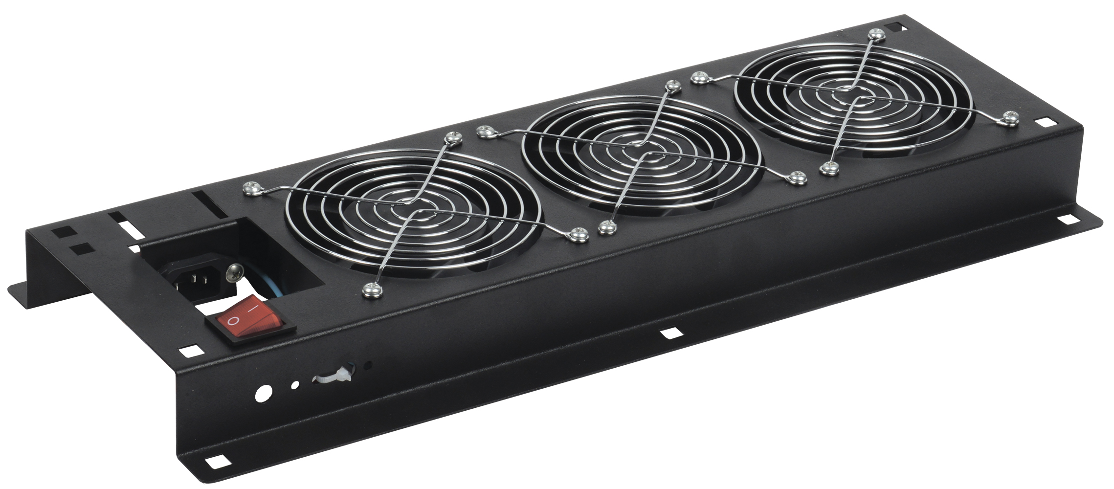 ITK Панель вент. с выкл. 3 вент. без каб. пит. чер.