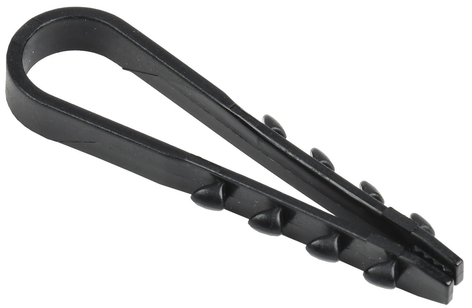 Дюбель хомут 5-10мм нейлон черный (100шт) IEK