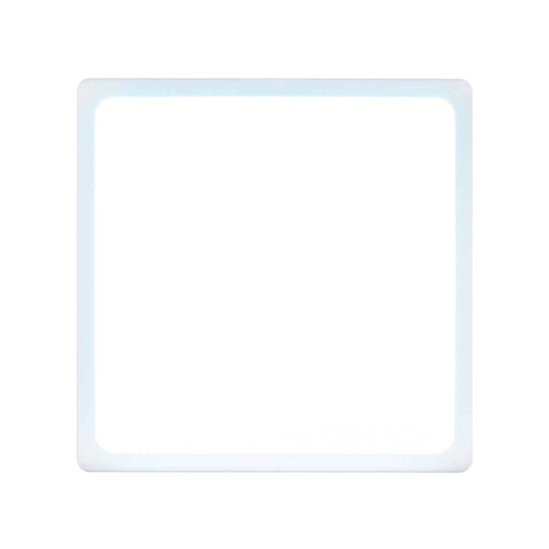 06-67 Светодиодная панель накладная квадр. 220В, 15Вт, CRI:80Ra, 1200Лм, 145*145 мм,  алюминиевый корпус, встроенный изолированный драйвер, 6500K