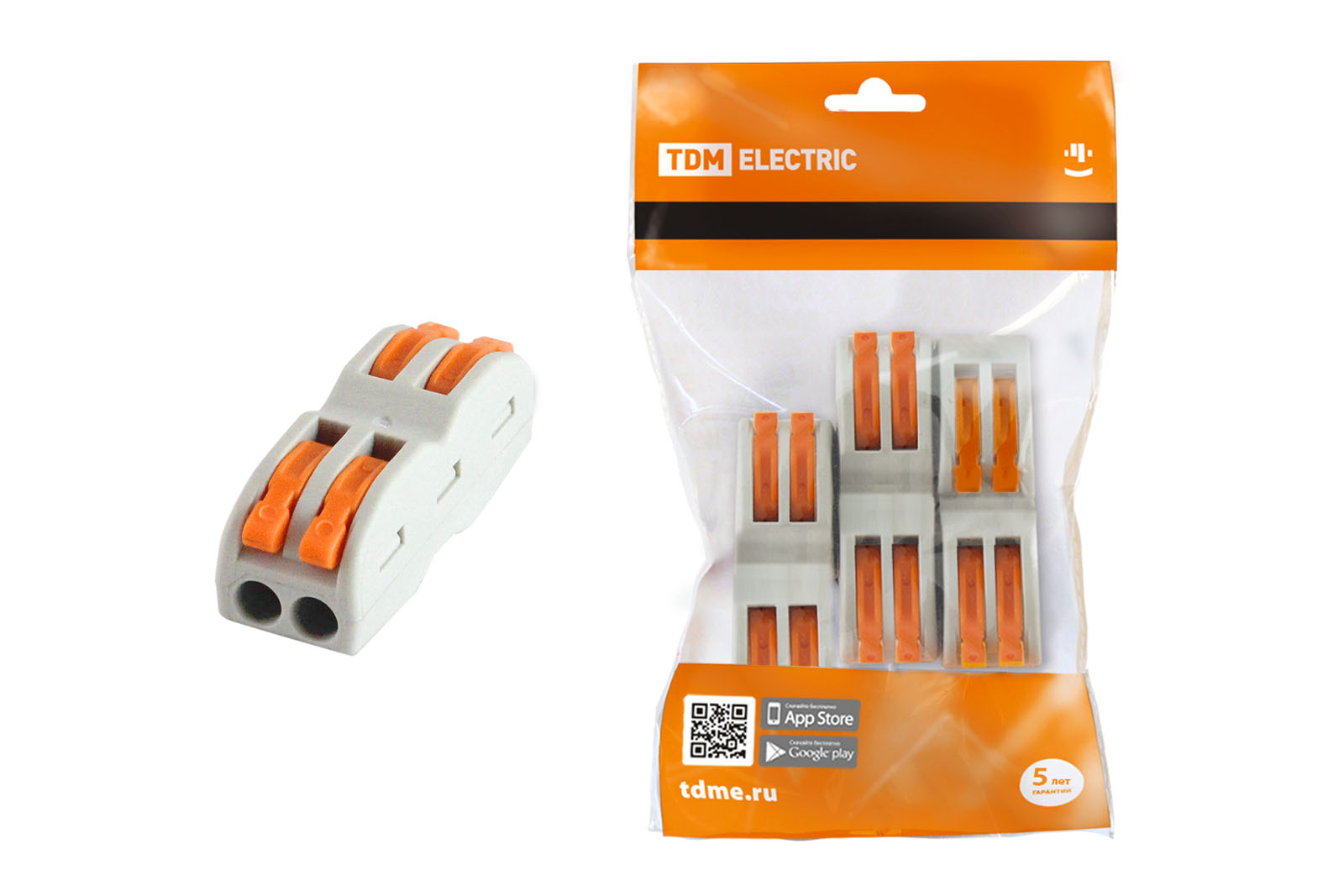 Клемма соединительная проходная СК-412-2 (2,5мм2) (4 шт/упак) TDM