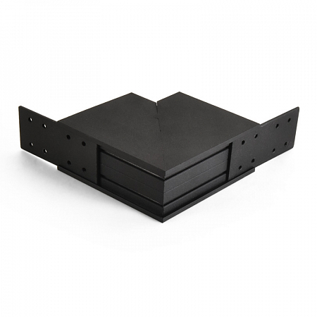 Угловой соединитель внутренний для накладного/подвесного магнитного шинопровода WOLTA WML-SIC/01B че