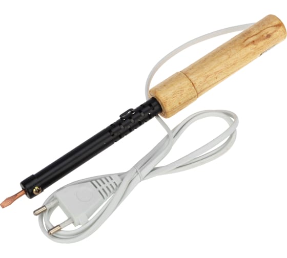 Паяльник ЭПСН 220В 40Вт дерев. ручка ПД Rexant