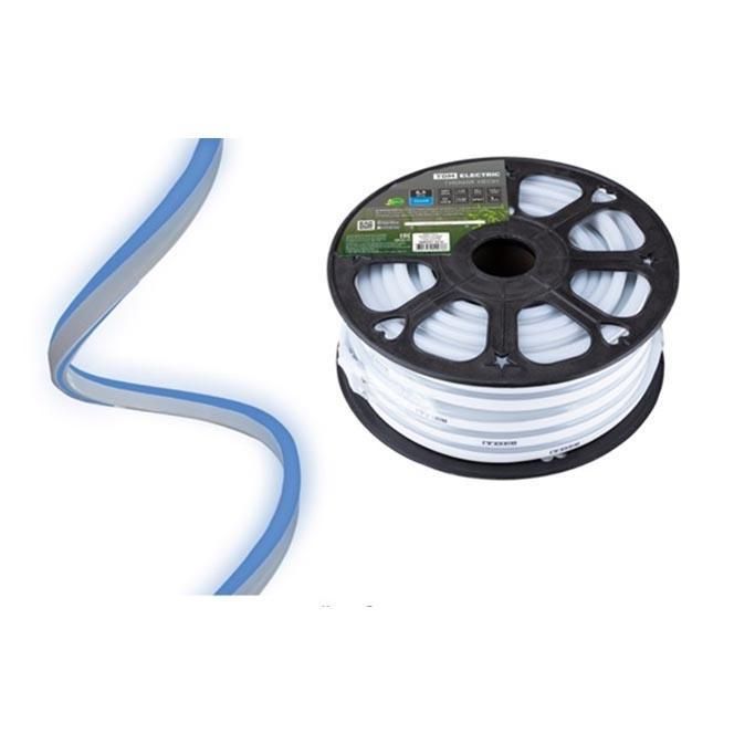 Гибкий неон SMD2835-120 LED/м-220 В-6,5 Вт/м-IP67-синий (25м) TDM