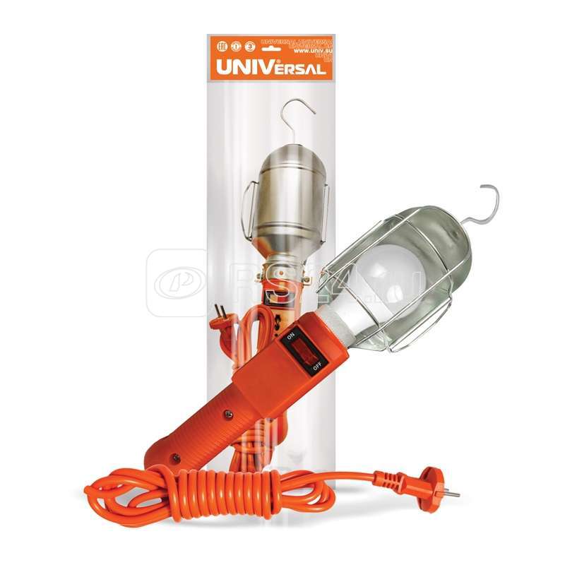 Светильник переносной ПВС 2х0.75 с выкл. 10м 220В UNIVersal