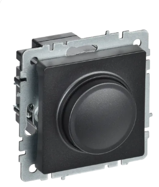 BRITE Светорег. пов-наж. 600Вт СС10-1-0-БрЧ черн. IEK