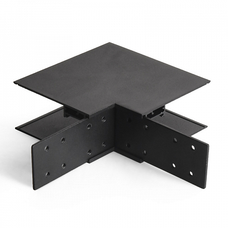 Угловой соединитель внешний для накладного/подвесного магнитного шинопровода WOLTA WML-SOC/01B черны