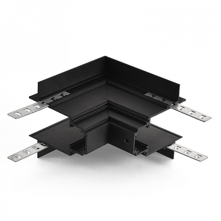 Угловой соединитель внешний для встраиваемого магнитного шинопровода WOLTA WML-ROC/02B черный