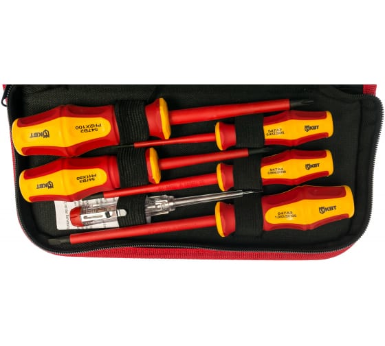 Набор диэлектрических отверток "Профи" НИО-06 КВТ