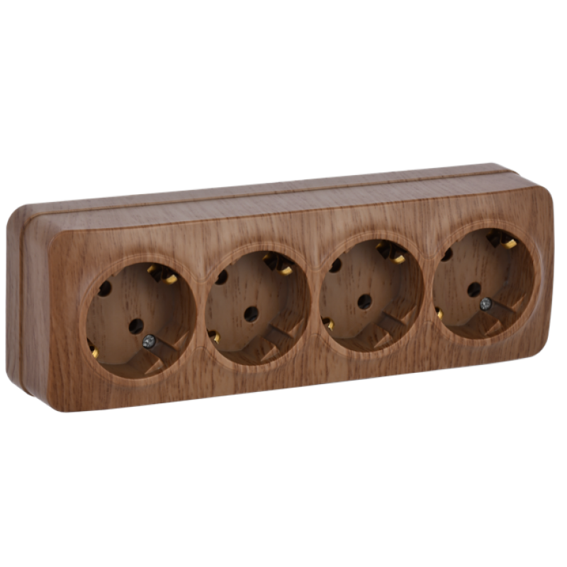 GLORY Роз. 4-я с з/к без з/ш о/у 16А РС24-3-ХС сосна IEK