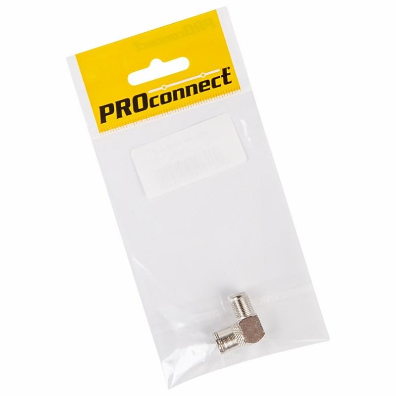 Переход гнездо F-гнездо TV угловой PROCONNECT