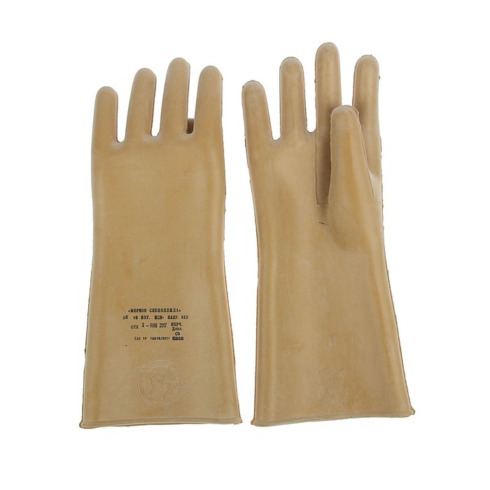 Перчатки диэлектрические штанцованные