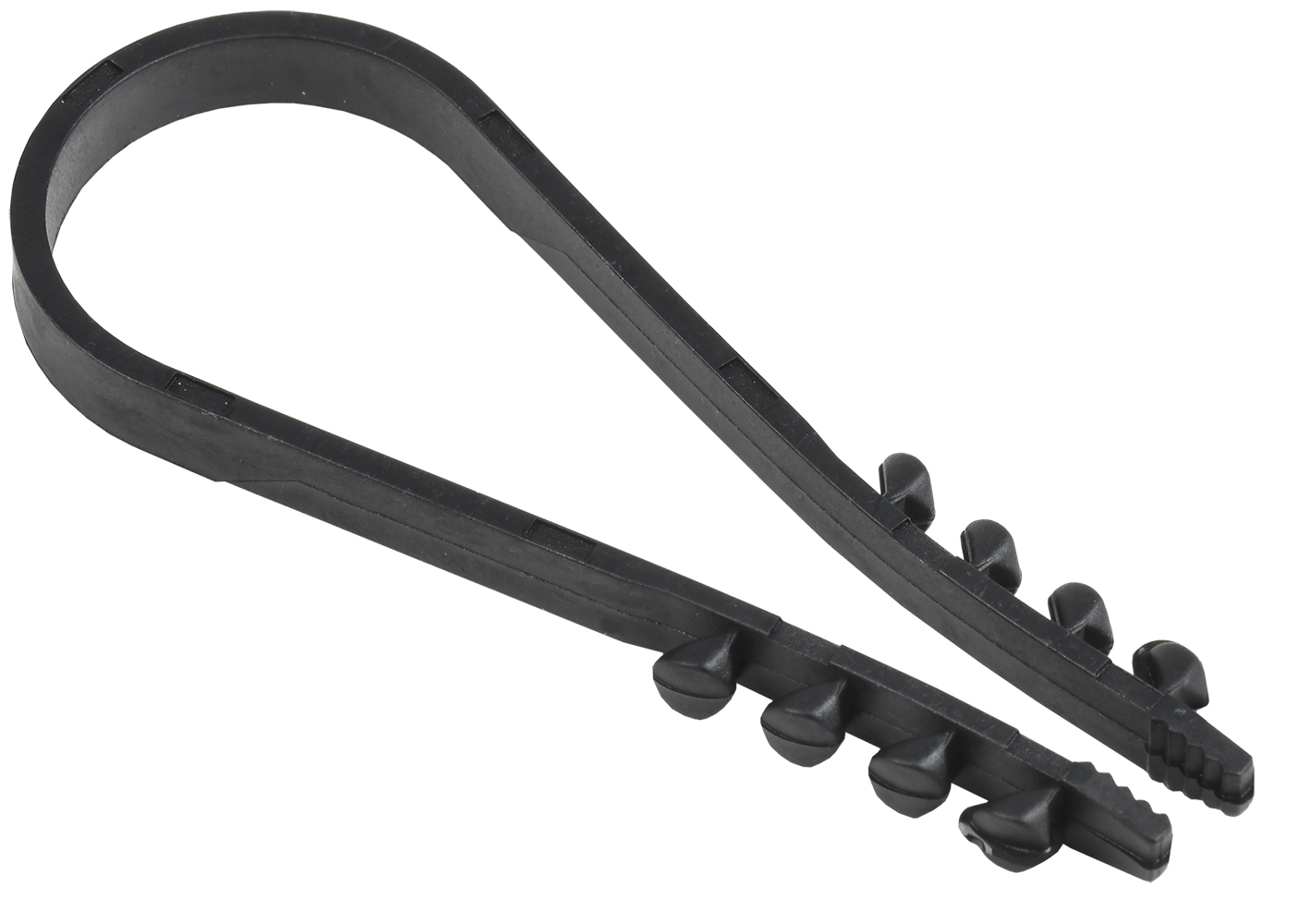 Дюбель хомут 19-25мм нейлон черный (100шт) IEK