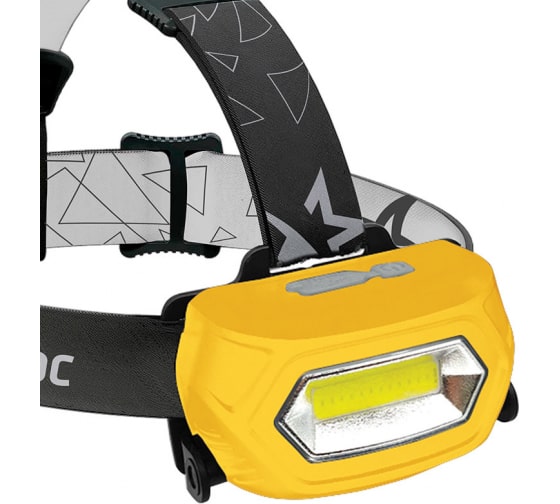 Фонарь аккумуляторный налобный КОСМОС Li-Po 1200mAh, 3W COB, зарядка от micro usb