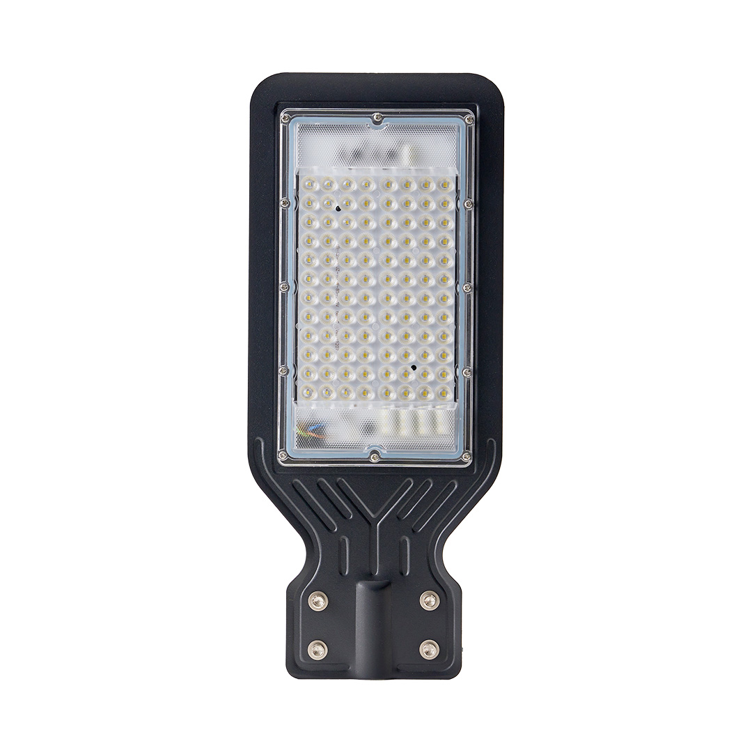 29-08 Светильник светодиодный, уличный, консольный 60Вт, 230В/50Гц, 4800лм, 6500К, IP65, КСС "Д", 400х170х45мм, Ф40мм, чёрный, алюминий