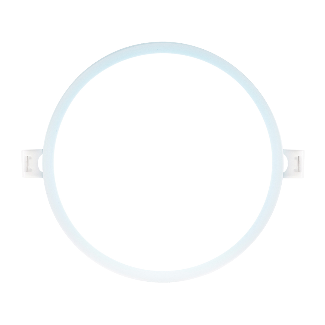 06-54 Светодиодная панель встраиваемая круглая 220В, 15Вт, CRI:80Ra, 1200Лм, Ф 145/129, алюминиевый корпус, изолированный драйвер, 6500K