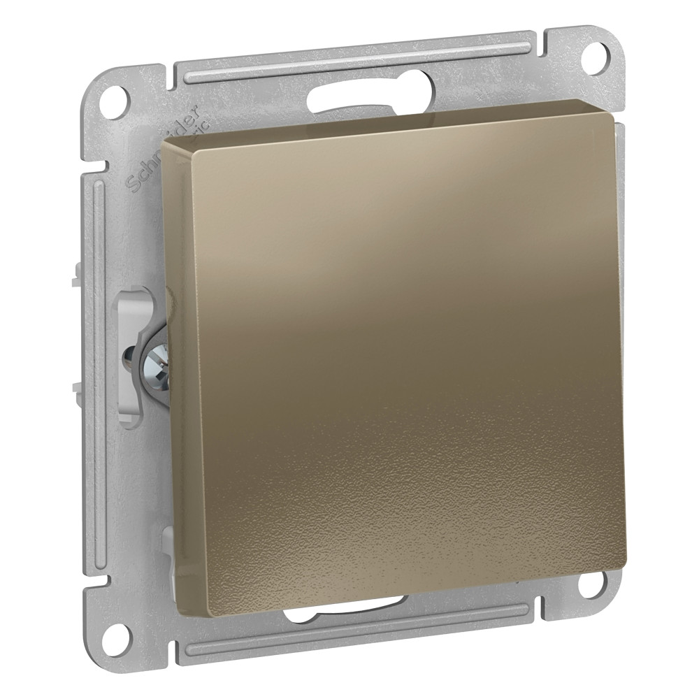 Выключатель 1-кл. AtlasDesign 10А IP20 (сх.1) мех. шампань