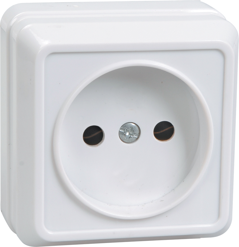 OKTAVA Роз. 1-мест. без з/к о/у 10А РС20-2-ОБ бел. IEK