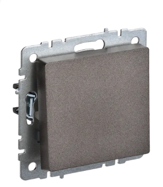 BRITE Выключ. 1-кл. перекр. 10А ВС10-1-3-БрТБ бр. IEK