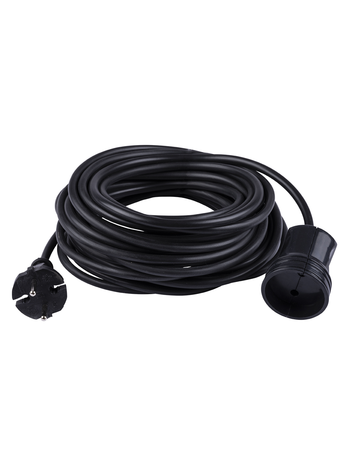 Удлинитель-шнур силовой народный ПВС 2200 Вт б/з, 10м, штепс. гнездо