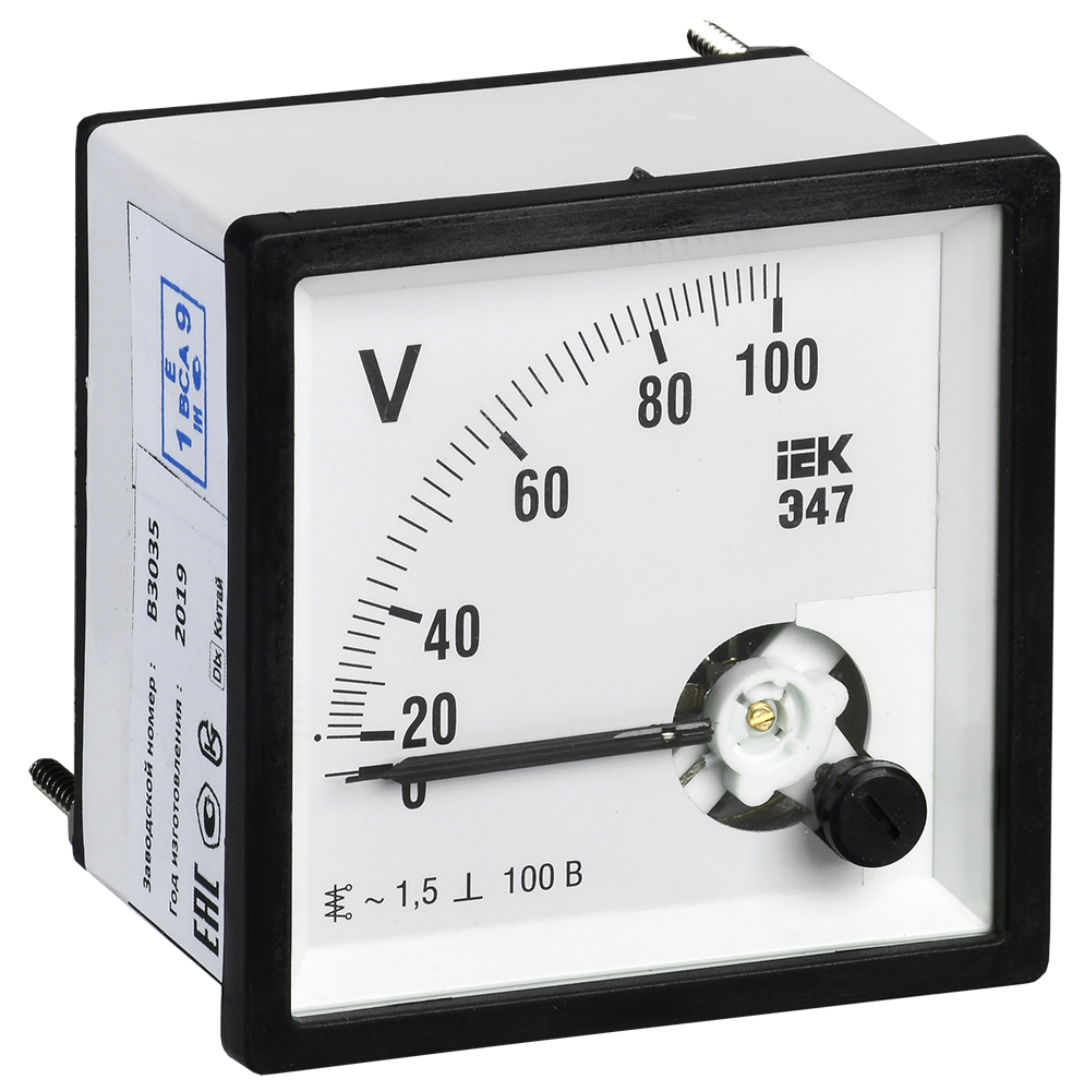 Вольтметр Э47 100В кл. точн. 1,5 96х96мм
