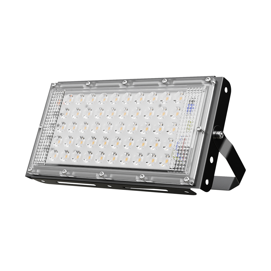 05-42 Прожектор светодиодный, "трансформер", smd, 30Вт, IP65, 4000лм, 4000К, 220-240В/50Гц, 212х107х27мм, черный, металл.