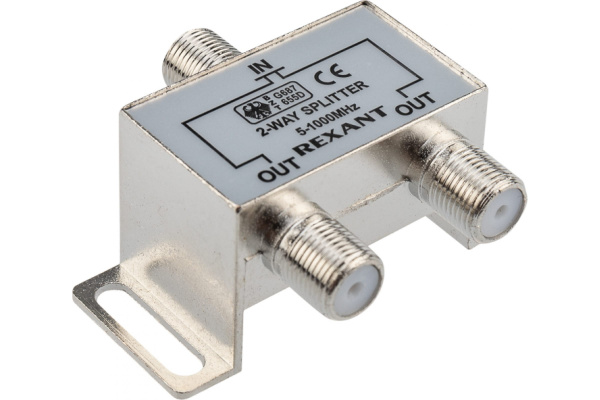 ДЕЛИТЕЛЬ ТВ х 2 под F разъём 5-1000МГц  REXANT