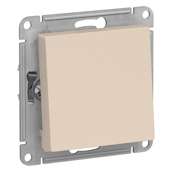 Мех. переключателя проходного 1-кл. AtlasDesign 10А IP20 (сх.6) беж.