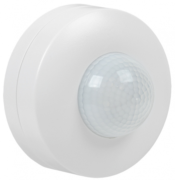 Датчик движения ДД 027 белый 1200Вт 360гр 12м IP20 IEK