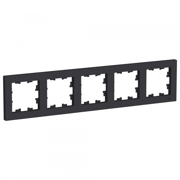 Рамка 5-м AtlasDesign универс. карбон