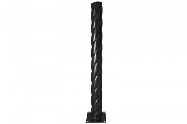 Опора витая металлическая садово-парковая, h=600 мм, цвет черный, TDM