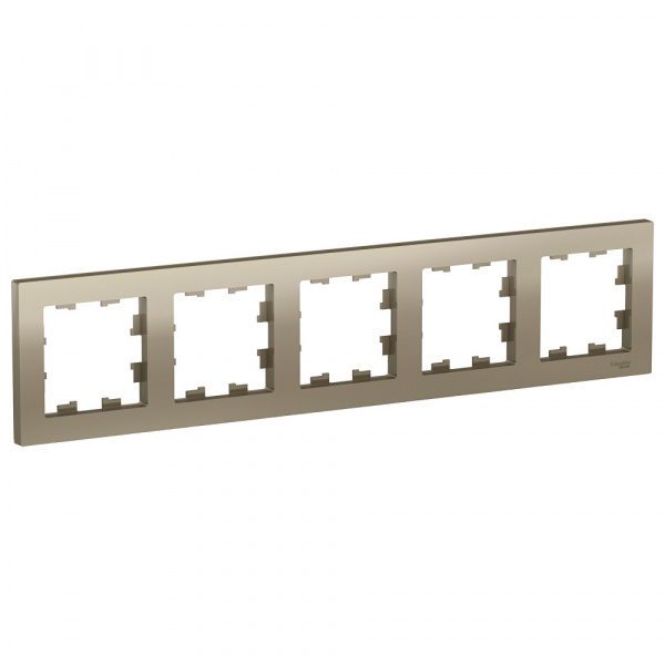 Рамка 5-м AtlasDesign универс. шампань