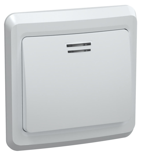 VEGA Выключ. 1-кл. с инд. 10А ВС10-1-1-ВБ бел. IEK