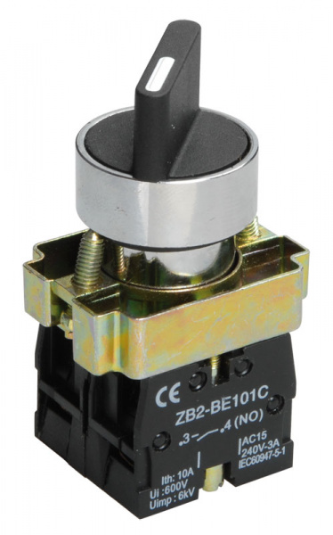 Переключатель LAY5-BD25 "I-0" стандартная ручка NO+NC IEK